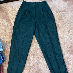 Vintage forest green pants